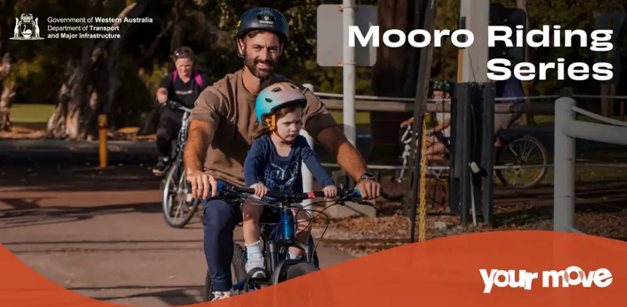 Mooro Riding Series — Noongar Cultural Ride — event artwork, Nedlands, WA