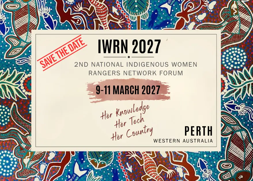 Indigenous Women Rangers Forum — event artwork, PERTH, WA