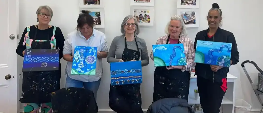 Art Class | Canvas — event artwork, Fremantle, WA