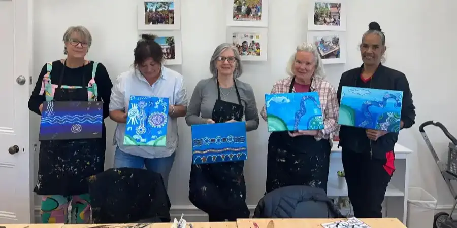 Art Class | Canvas — event artwork, Fremantle, WA