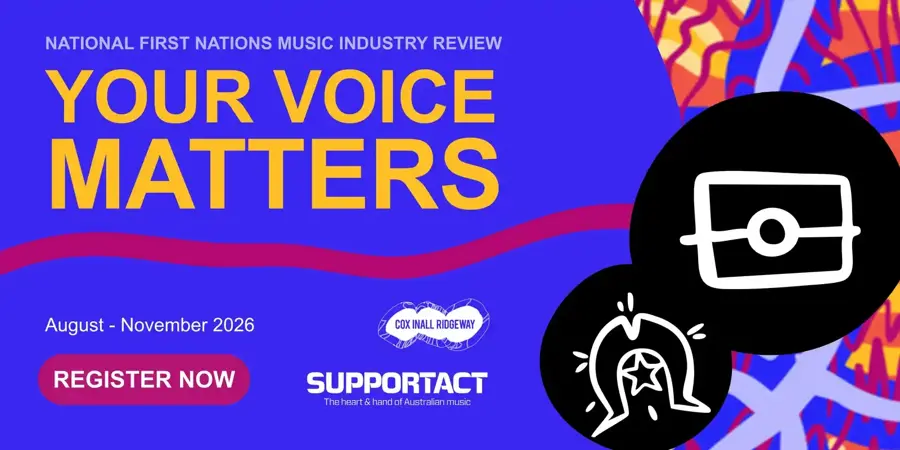 Yarning Strong – First Nations Music Industry Review — event artwork, Fortitude Valley, QLD