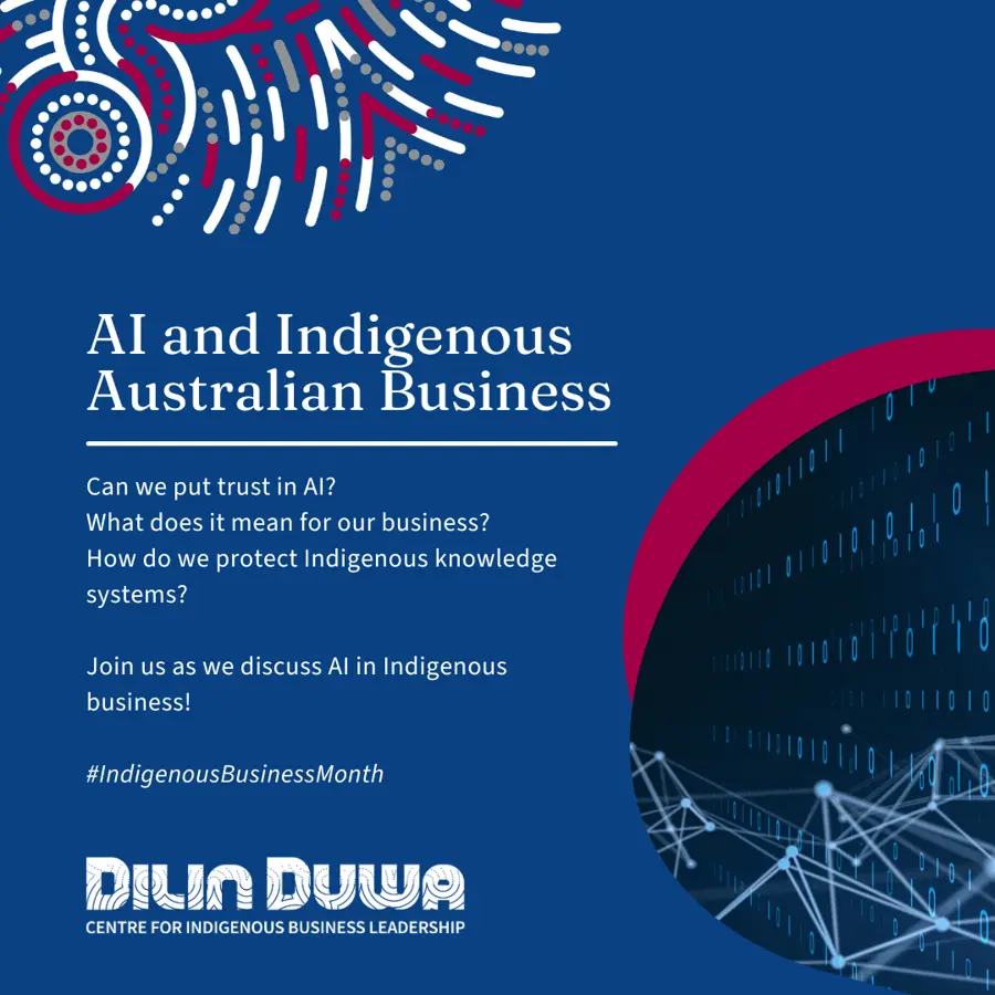 Panel discussion - AI and Indigenous Business — event artwork