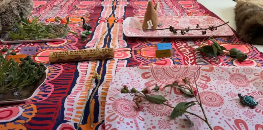 6 Noongar Seasons | Kambarang — event artwork, Fremantle, WA