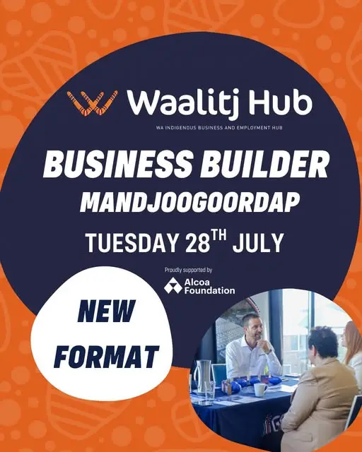 Business Builder Mandjoogoordap — event artwork, Mandurah, WA