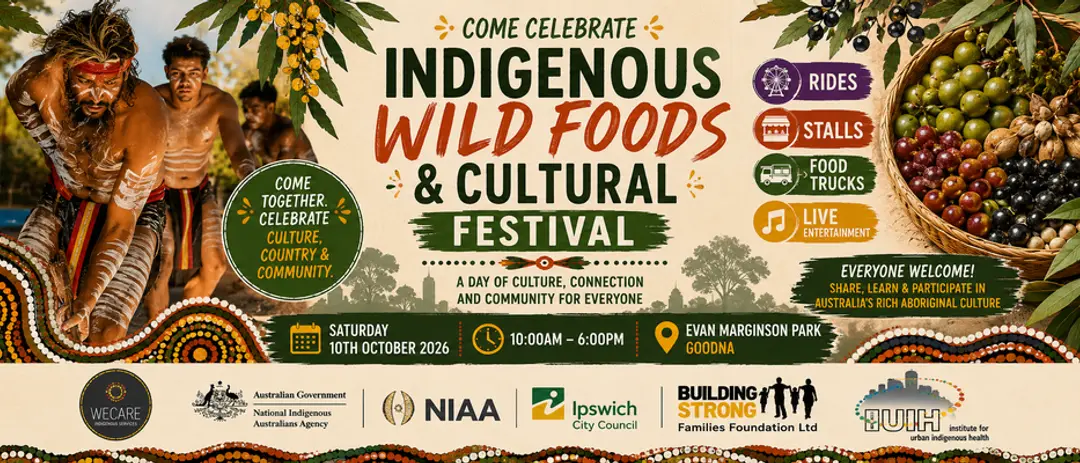 Indigenous Wild Foods & Cultural Festival — event artwork, Goodna, QLD