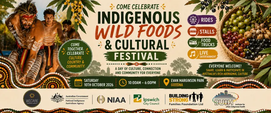 Indigenous Wild Foods & Cultural Festival — event artwork, Goodna, QLD