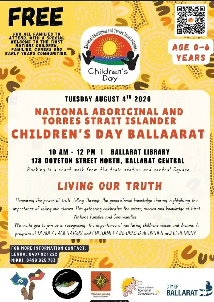 First Nations events and reconciliation - Ballarat & Community — event artwork, ballarat, VIC