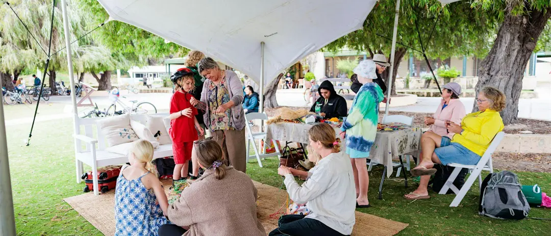 School Holiday Art Workshops with Sharyn and James Egan — event artwork, Wadjemup / Rottnest Island, WA