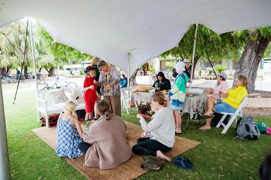 School Holiday Art Workshops with Sharyn and James Egan — event artwork, Wadjemup / Rottnest Island, WA