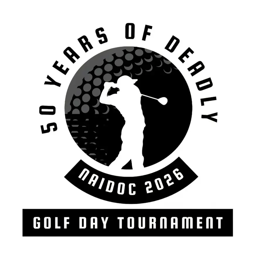 Cairns NAIDOC Golf Day 2026 — event artwork, Woree, QLD