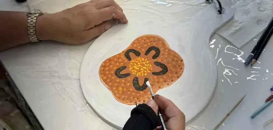 Art Class | Platter Board Painting — event artwork, Fremantle, WA