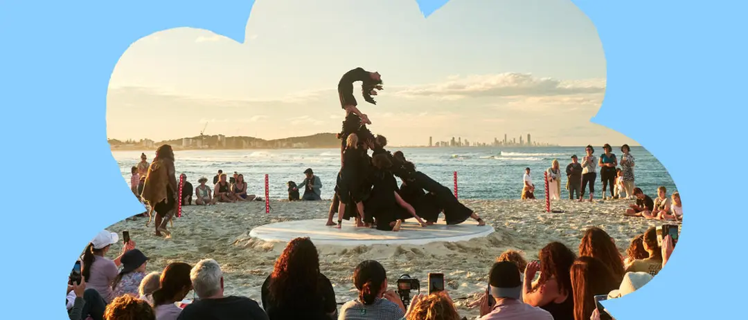 Living Sculptures: How the Birds Got Their Colours — event artwork, Sydney, NSW
