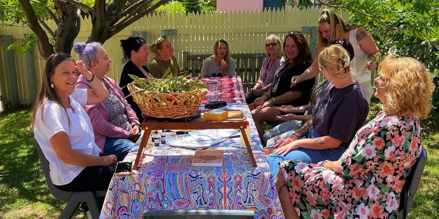 Bush Flower Essence Workshop — event artwork, Fremantle, WA