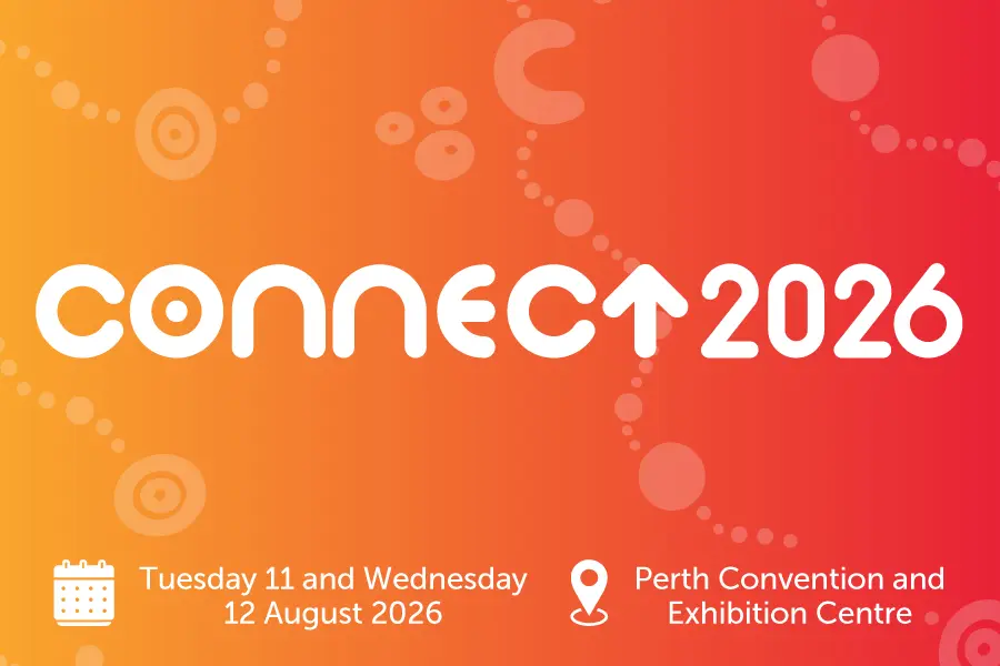 11 Aug - 12 Aug 2026, Connect 2026 — event artwork, Perth, WA