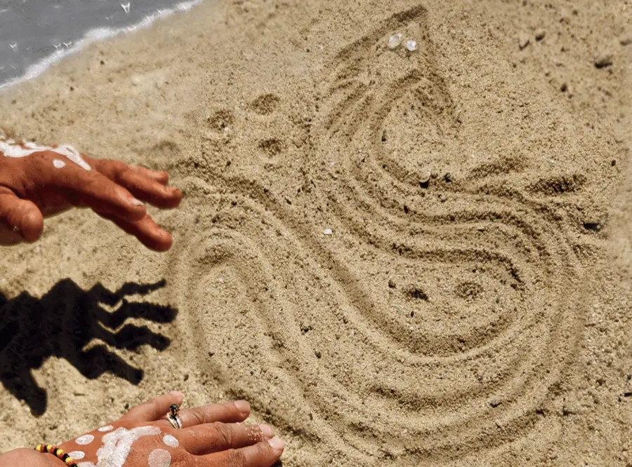 October 7: "Snake Talk" with Tyson Yunkaporta learning session (Co-creation with the More-than-Human sandbox) — event artwork