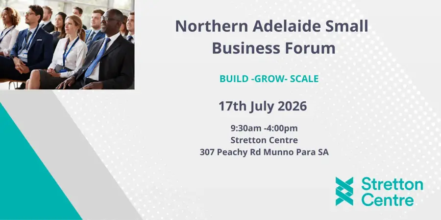 Northern Adelaide Small Business Forum — event artwork, Munno Par, SA