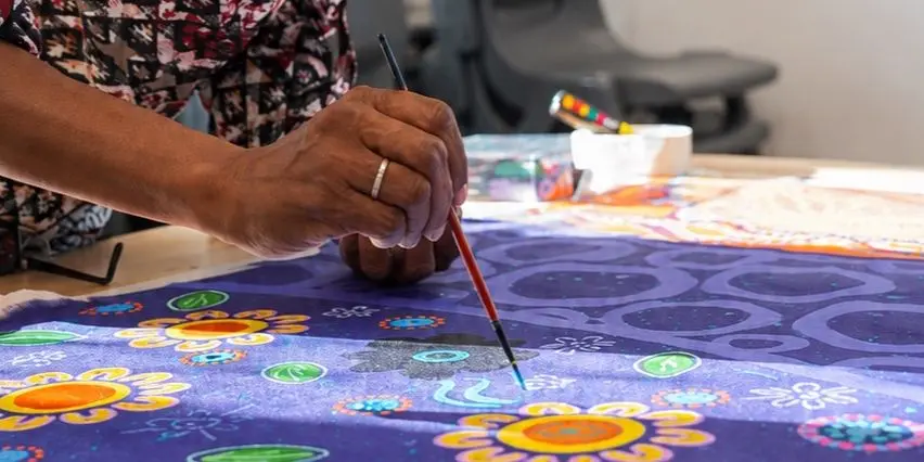 Artist In Residence | Noeleen Hamlett — event artwork, Fremantle, WA