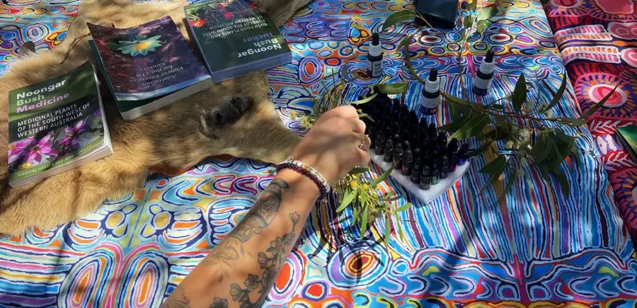 Bush Flower Essence Workshop — event artwork, Fremantle, WA