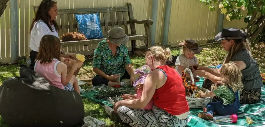 School Holiday Fun – Noongar Storytime & Painting — event artwork, Fremantle, WA