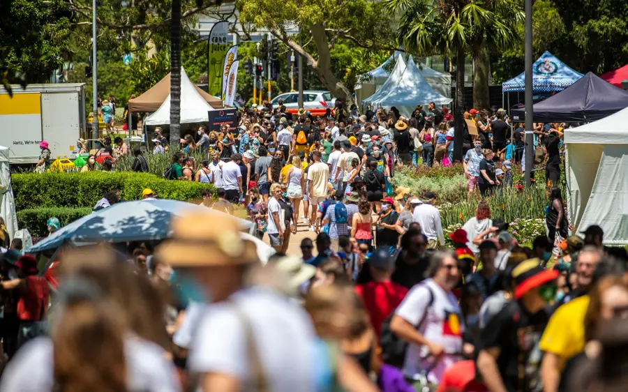Yabun Festival — event artwork, Broadway, NSW