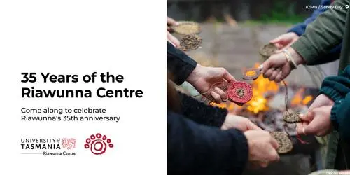35 Years of the Riawunna Centre — event artwork, Launceston, TAS