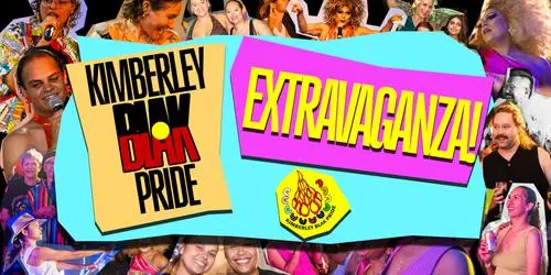 Kimberley Blak Pride Extravaganza! 2026 — event artwork, Broome, WA