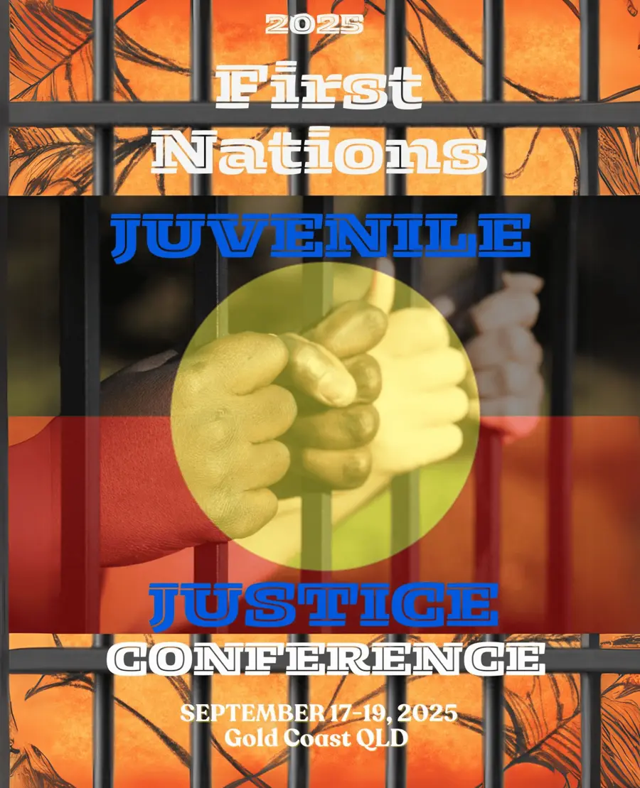 National Indigenous Juvenile Justice Conference — event artwork, Gold Coast, QLD