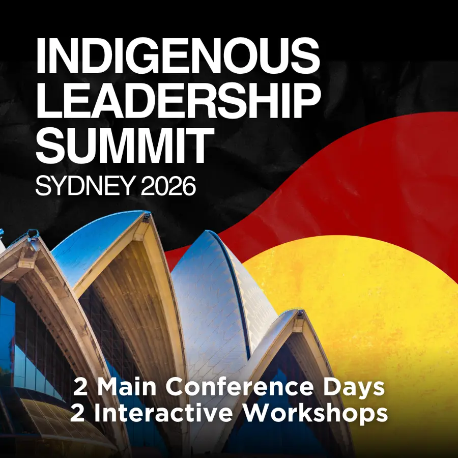 Indigenous Leadership Summit 2026 — event artwork, Sydney, NSW