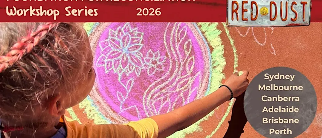 Foundation for Reconciliation (Melbourne - July, October) — event artwork, Melbourne, VIC