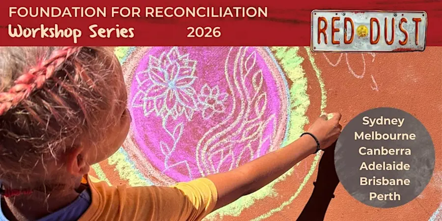 Foundation for Reconciliation (Melbourne - July, October) — event artwork, Melbourne, VIC