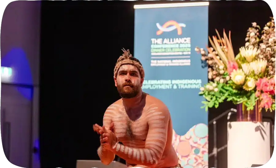 The Alliance Conference 2026: Pathways to Impact – Driving Indigenous Employment Outcomes — event artwork, Brisbane, QLD