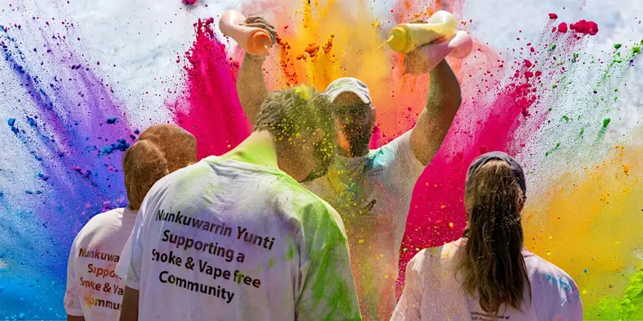 Aboriginal Spirit Colour Fun Run 2026 — event artwork, Adelaide, SA